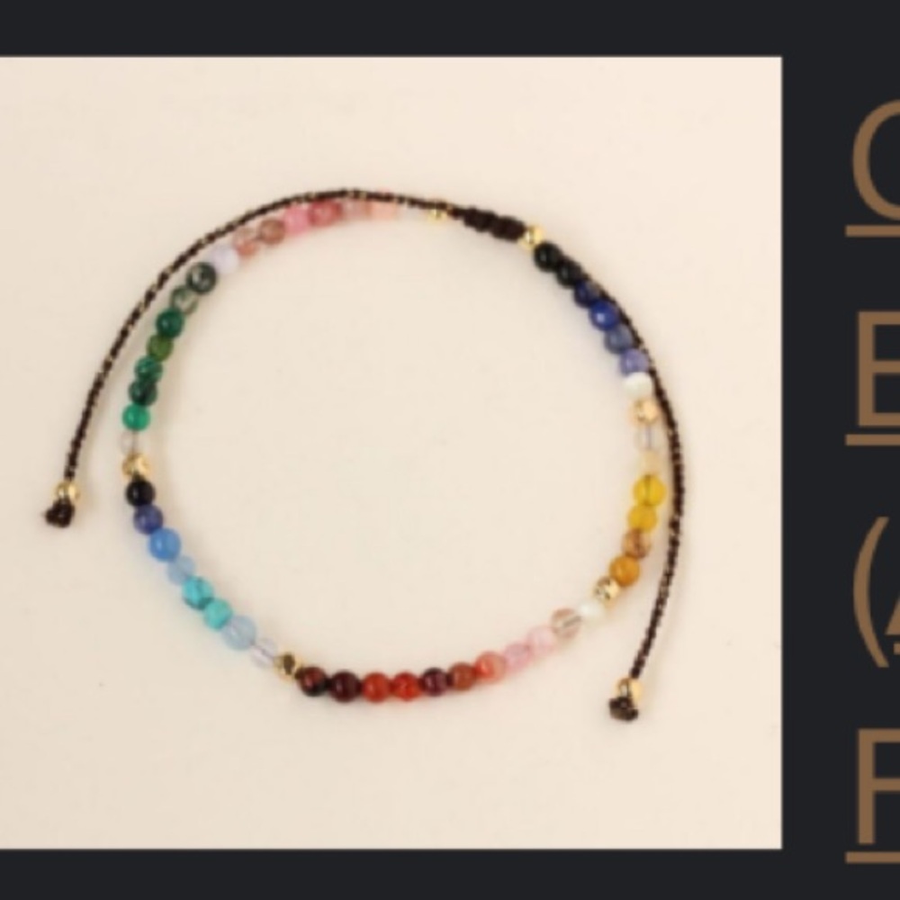 NWB Crystal Rainbow Bracelet from Ashlen; Adjustable